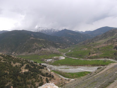 A view of Dangam District Center from OP Dangam
